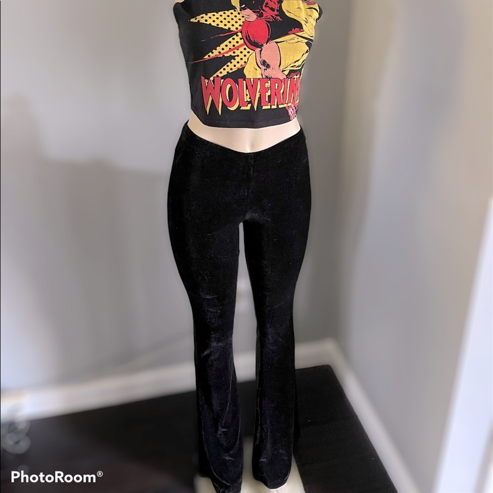 Womens Lazerade Veda Wide Leg Velvet size Medium